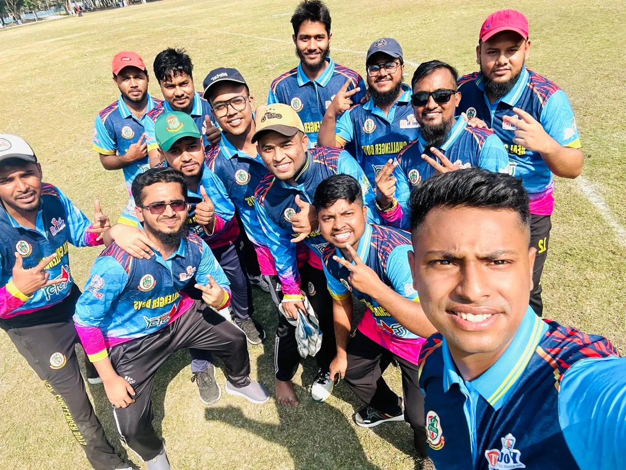 Alhamdulillah first match win of the tour ❤️❤️❤️🏏